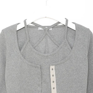 Halter neck & cardigan set