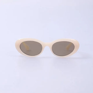 Pastel oval sunglasses