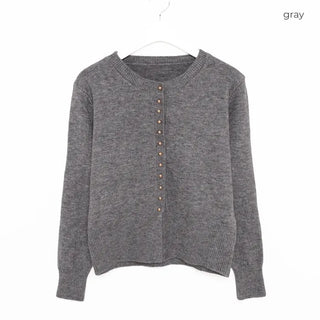 Gold button detail cardigan