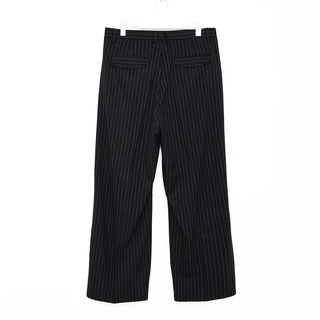Striped wide slacks