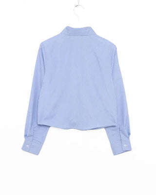 Crop striped shirt