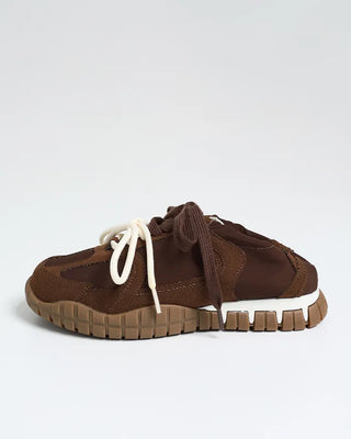 Two-tone strap sneakers