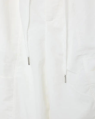Wide-fit pants with string waistband
