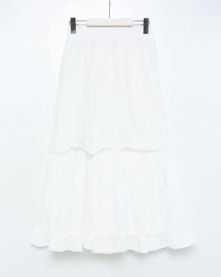 Can-can frill long skirt