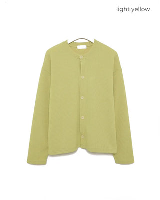 Colored Round Cardigan
