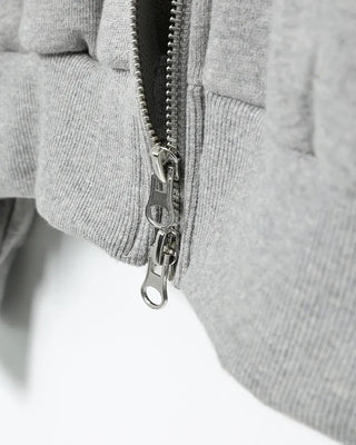 Asymmetrical zip-up hoodie