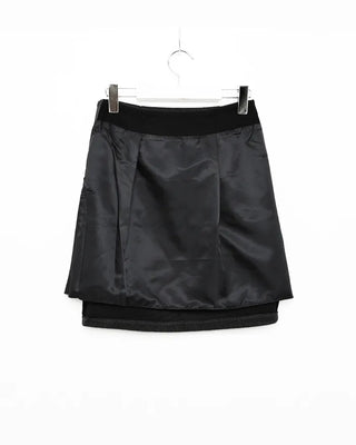 Simple wool midi skirt
