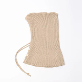 Button-up knit balaclava