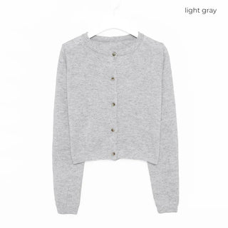 Basic Round Neck Cardigan