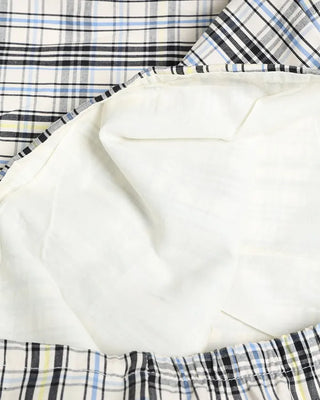 Checked midi skirt
