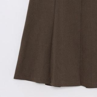 Pleated medium skirt