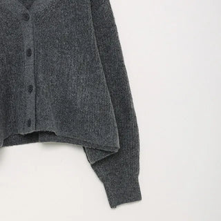 A-line knit cardigan