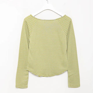 Raglan Sleeve Striped T-Shirt