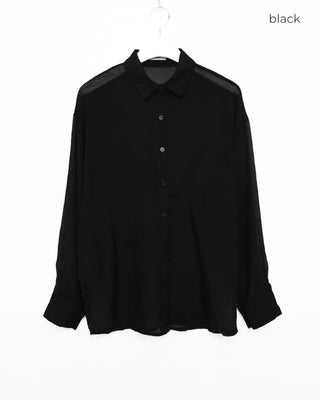 Sheer Loose Fit Shirt