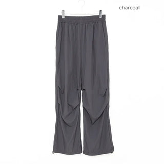String Cotton Parasuit Pants