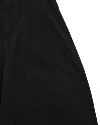 Snap pocket balloon cotton pants