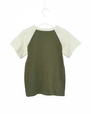 26 Print Raglan Half T-Shirt