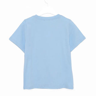 Merry-go-round print short-sleeved T-shirt