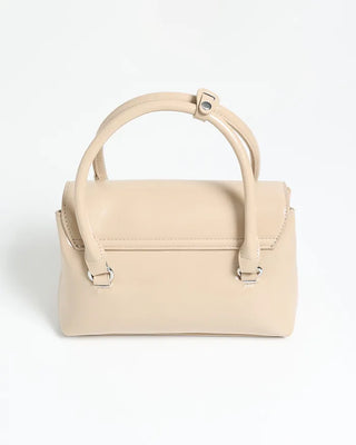 Square Silver Buckle Point Bag
