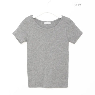 Basic slim short-sleeved T-shirt