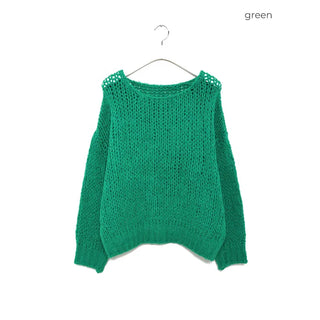 Loose-fit colored knit