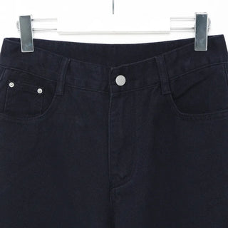 Cotton wide-leg pants