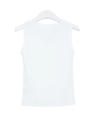 Henley neck button camisole