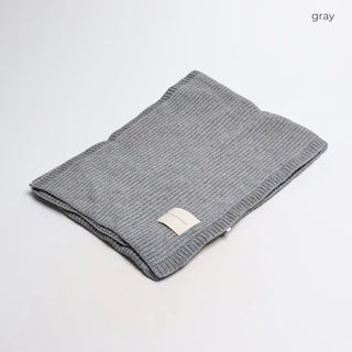 Knitted long scarf