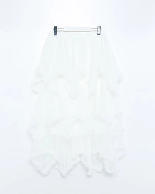 Cancan lace long skirt