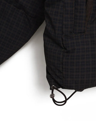 Checked padded jumper