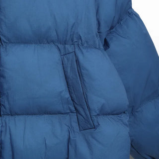 Hooded padded collar jacket