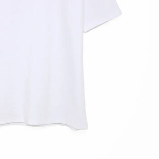 Casual plain short-sleeved T-shirt