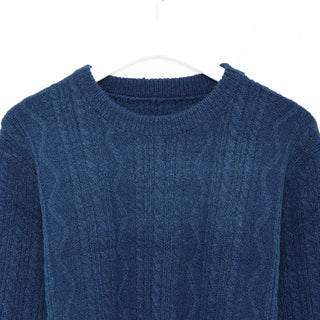 Basic Cable Knit Round
