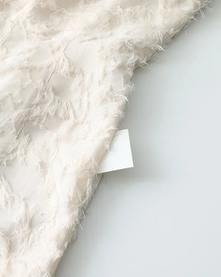 (ORIGINAL) Heart Neck Feather Jumpsuit
