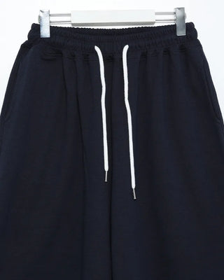 Waist string Bermuda sweatpants