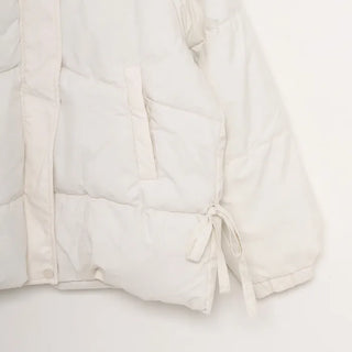 Ribbon-point half-padded jumper