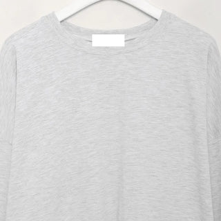Side-slit boxy T-shirt