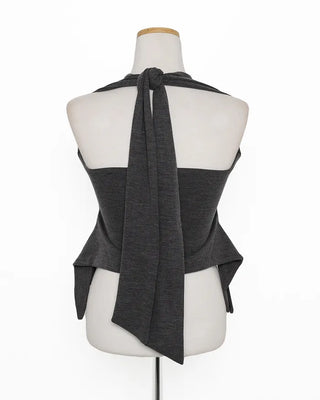 Halter neck tank top
