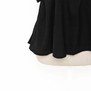 Asymmetrical Ribbon Design Sleeveless Dress