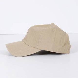 B cotton ball cap