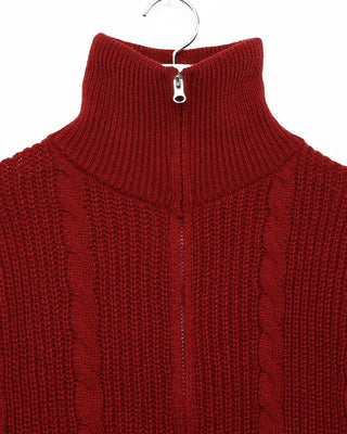 Cable knit oversized cardigan