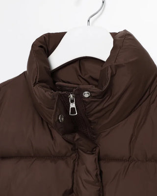 High-neck padded vest