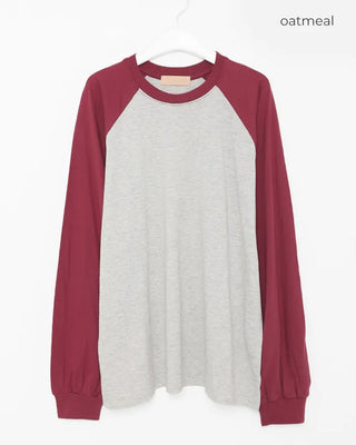 Loose-fit raglan sweatshirt