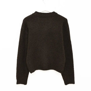 Round neck soft knitwear