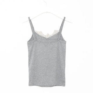 Lace ribbon camisole