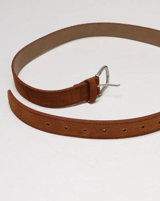 Suede belt