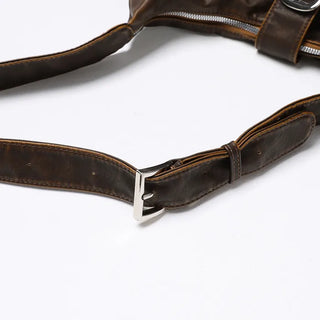 Buckle Round Shoulder Bag