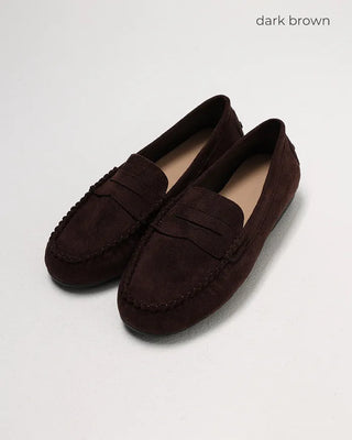 Suede loafers