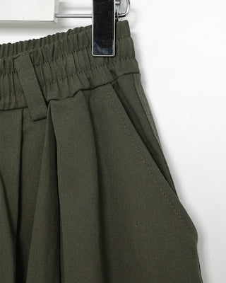 (Unisex) Drawstring Pintuck Slacks