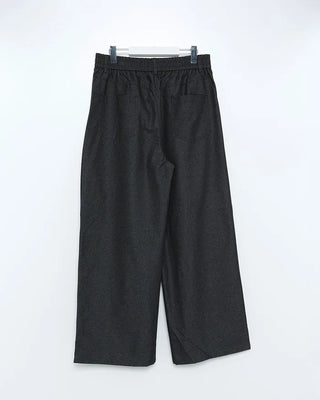 Two-pleat wide-leg pants